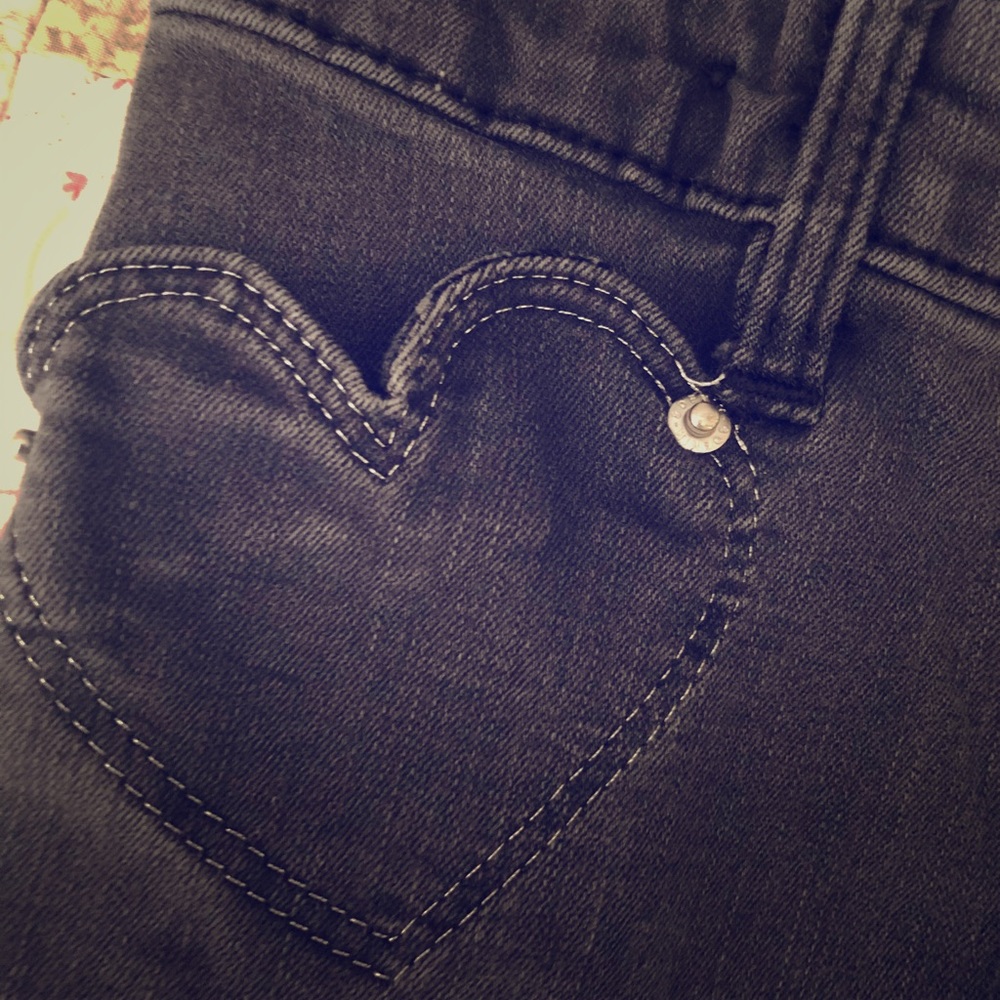 Girls Black Skinny Jeans